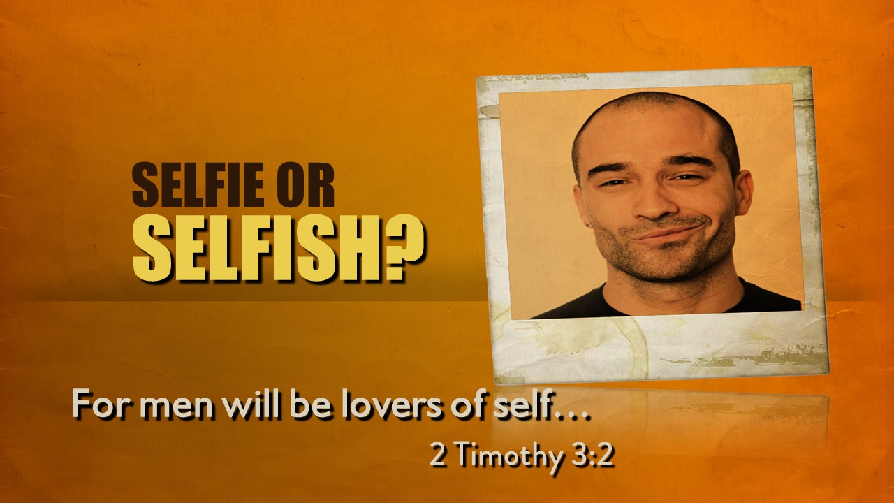 Selfie or Selfish?